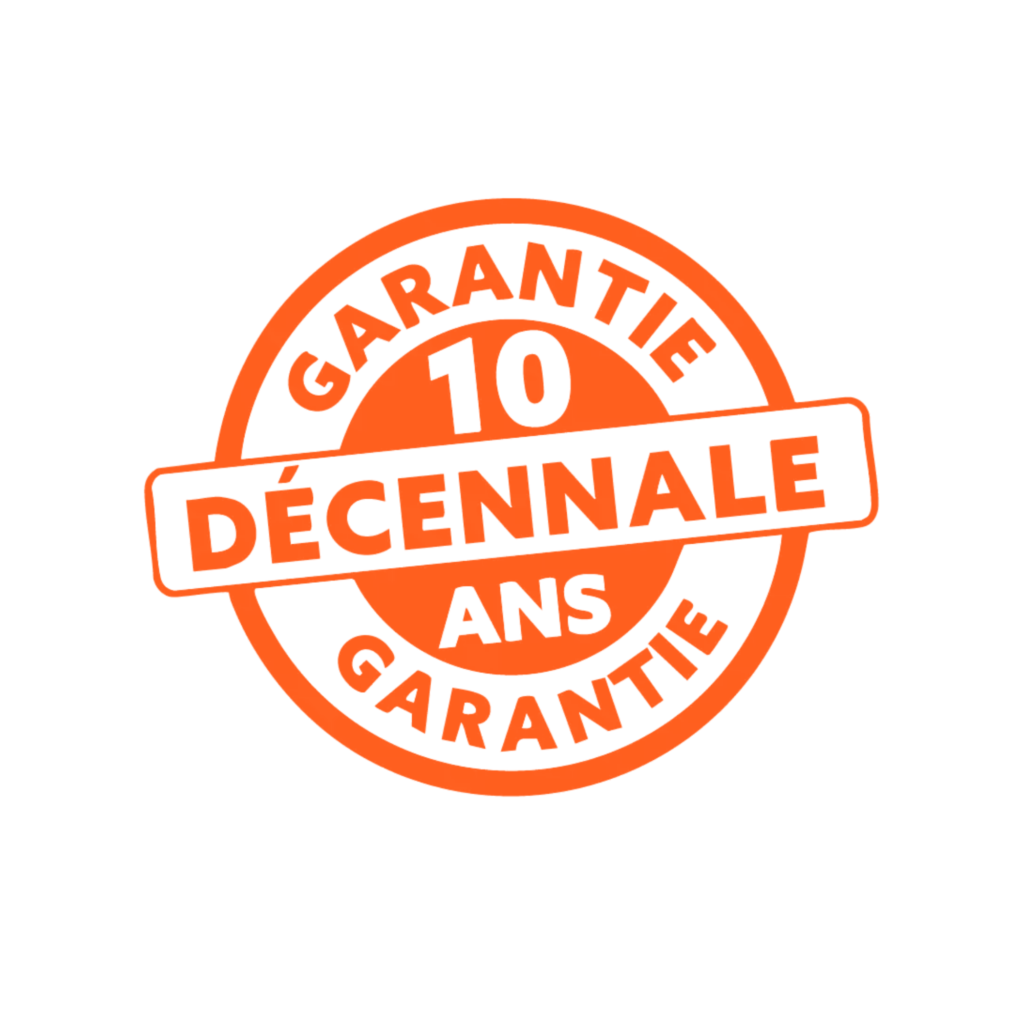 Badge garantie décennale R'Nov Clean Toiture Martinique